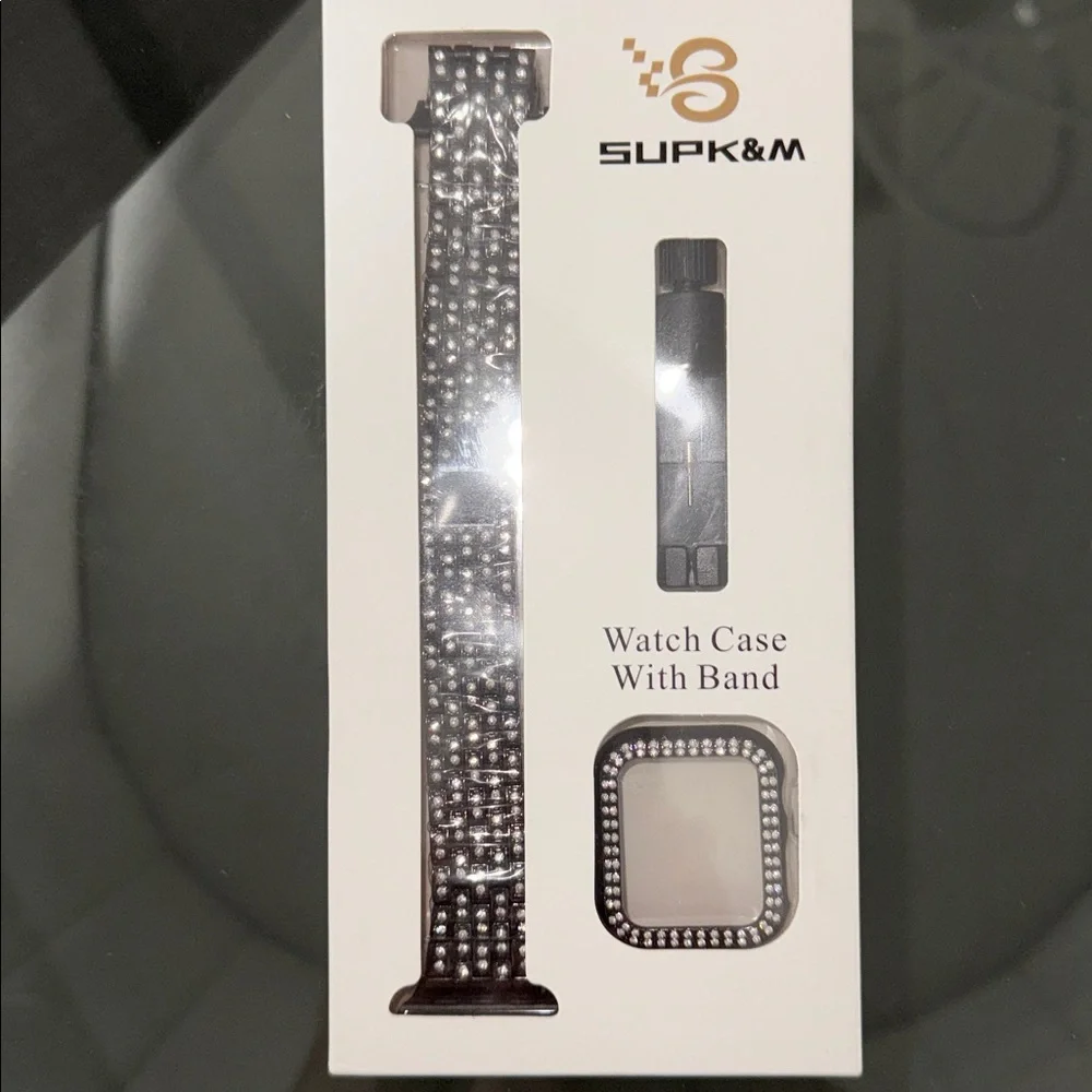 Apple Watch Black Smartwatch Case with Band 38MM